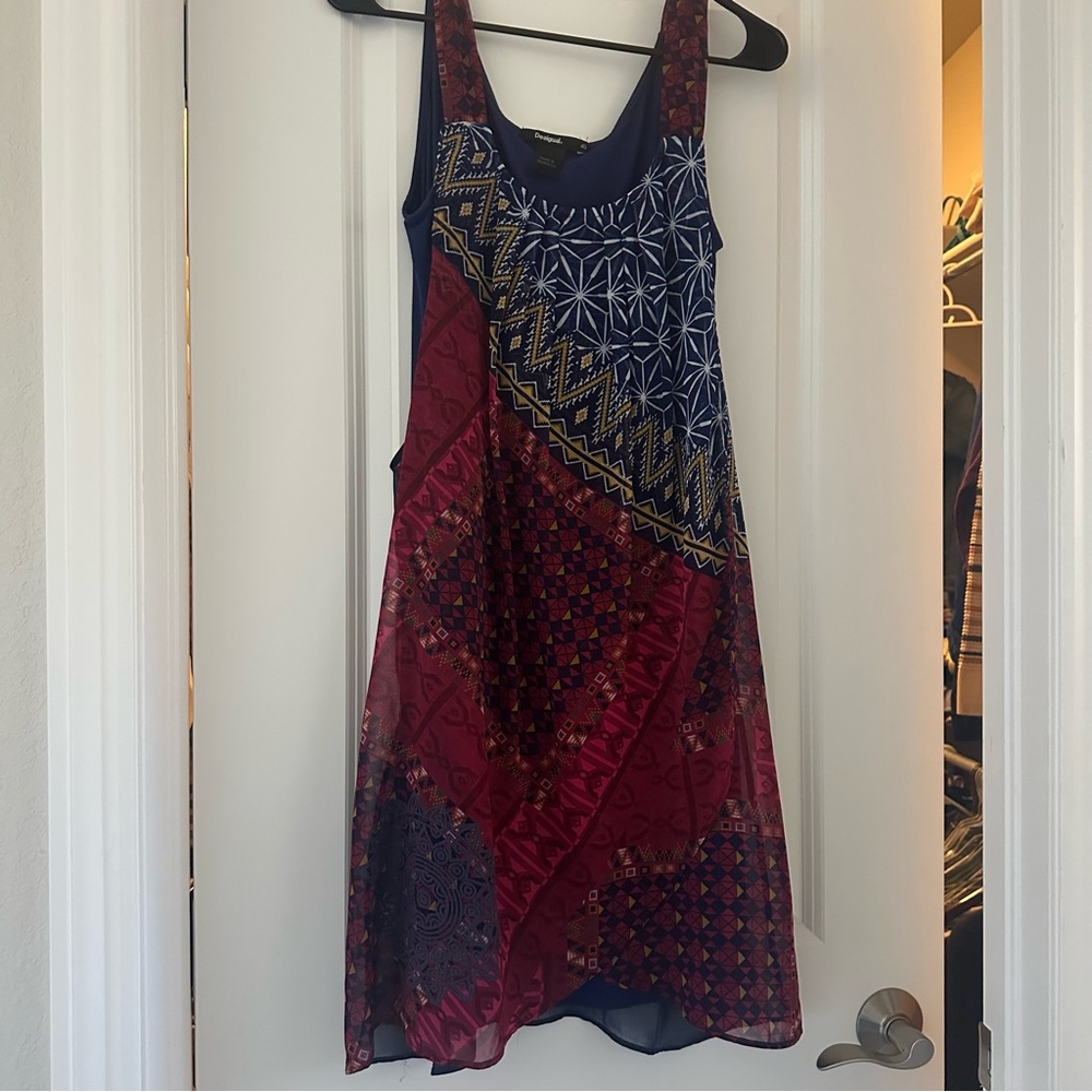 Desigual Mixed Pattern Dress